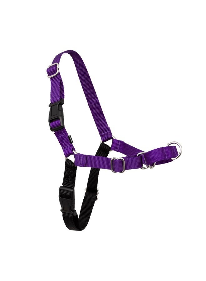 PetSafe Easy Walk No-Pull Dog Harness - The Ultimate Harness to Help Stop Pulling - Take Control & Teach Better Leash Manners - Helps Prevent Pets Pulling on Walks - Small, Deep Purple/Black - Image 1