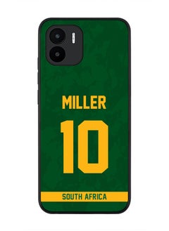 Rugged Black Edge Case for Xiaomi Redmi A1, Slim fit Soft Case Flexible Rubber Edges Thin Cover - Player Name - AB de Villiers, Jersey Number- 17