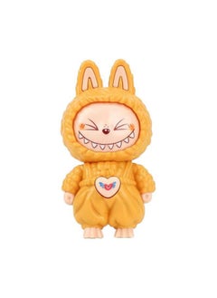 Generic Labubu Face-changing Doll Toy Keychain Pendant Face-changing Toy Creative Face-changing Children's Toy Doll-Color: Lala Cloth Cartoon Doll Keychain  - Image 1