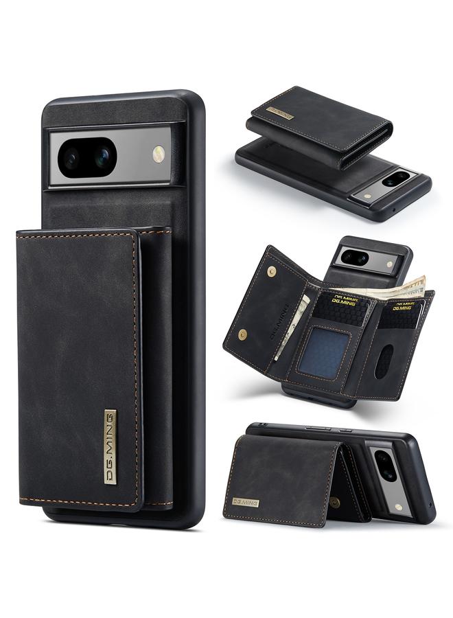 Dg Ming Case For Google Pixel 8A M1 Series 3-Fold Multi Card Wallet + Magnetic Phone Case - Image 1