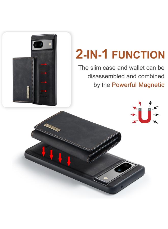 Dg Ming Case For Google Pixel 8A M1 Series 3-Fold Multi Card Wallet + Magnetic Phone Case - Image 5