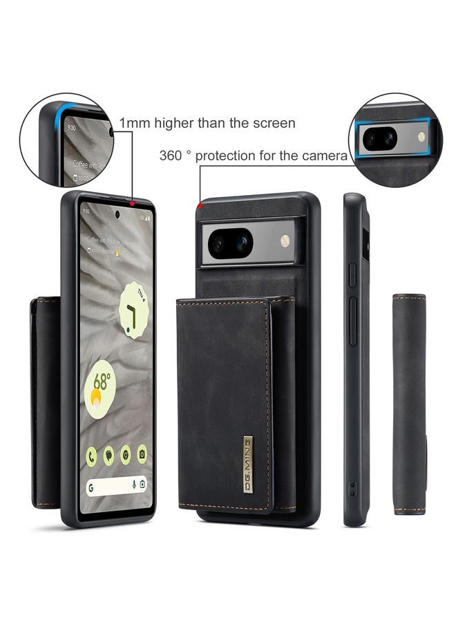 Dg Ming Case For Google Pixel 8A M1 Series 3-Fold Multi Card Wallet + Magnetic Phone Case - Image 2