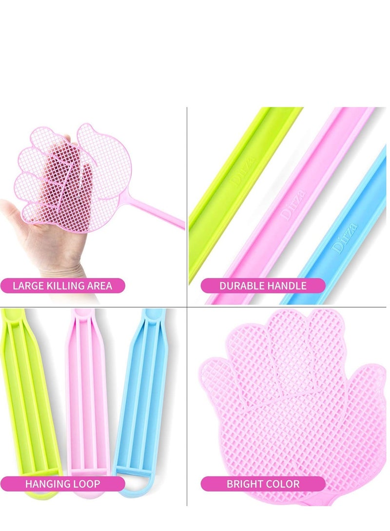 Suntown Fly Swatter - Funny Hand Shaped Fly Swatters -Durable - Colorful for Home/Indoor/Outdoor/Classroom/Office/Pack of 5 - Image 4