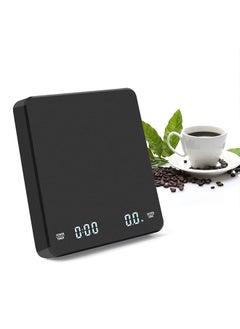 S-Color Coffee Scale with Timer High Precision Gram Digital Espresso Scale for Pour Over and Drip Rechargeable Electric Coffee Scales with Charging Cable  - Image 1