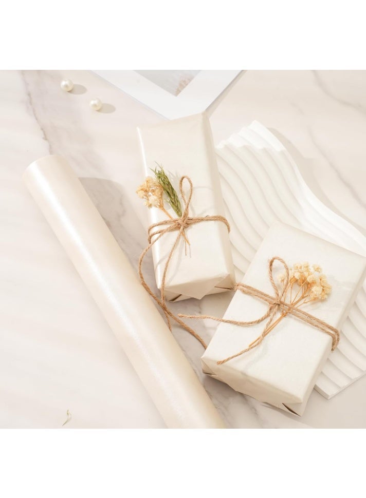 عالم البالونات لفة واحدة من ورق التغليف الأبيض غير اللامع (43 سم × 300 سم)، لفة ورق تغليف، ورق حرفي لتغليف الهدايا، لوحة إعلانات، فنون وحرف يدوية، باقة زهور، زهرة، غطاء طاولة، ورق تغليف ملصقات - Image 3