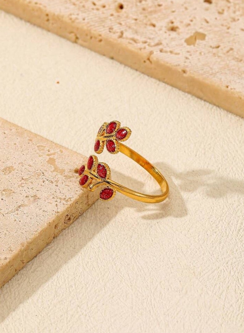 JewelryPalace 18k Gold Plated Stainless Steel Ring For Women - Image 2