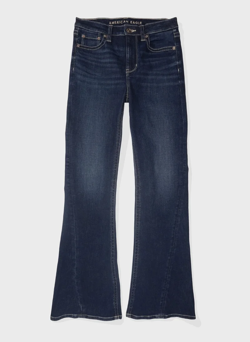 American Eagle Flared High Waist Jeans