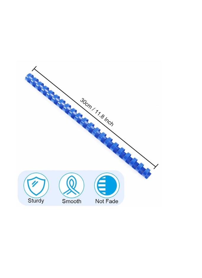 Kalon 10MM Plastic Spiral Binding Ring BLUE 21 holes For A4 Book and Notebook,Paper Office & School Pack Of 100Pcs  - Image 4