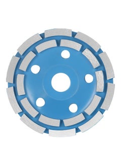NIBEMINENT Diamond 2 Row Segment Grinding Wheel Disc Blue/Silver  - Image 2