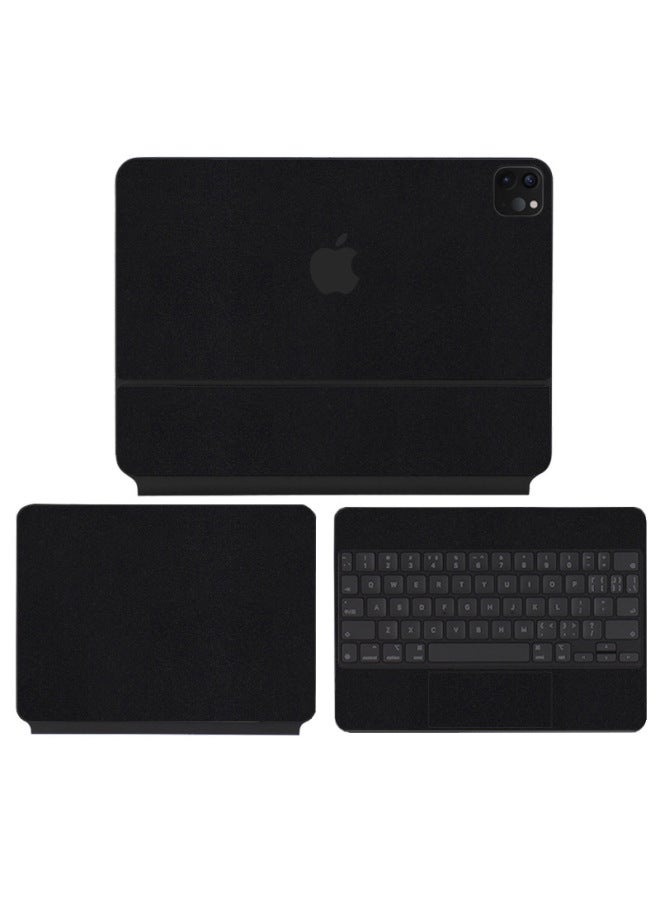 For IPad Pro Wonderful Control Keyboard Sticker Apple Air5 Wonderful Control Keyboard Body Shell Protective Film-Color:Matte Black-Dimensions:2020/2021/2022 IPad Pro Wonderful Control Keyboard (12.9 )-Bottom Film D - Image 5