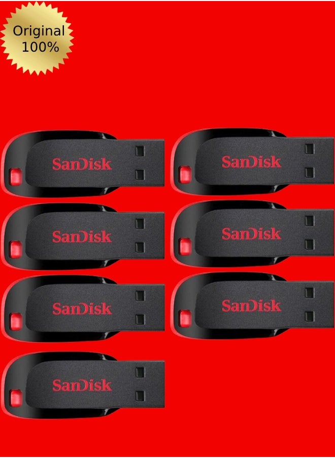 Sandisk 7 Pieces 16GB Cruzer Blade Usb Flash USB 2.0  - Image 1