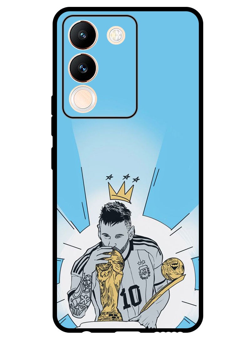 Theodor Protective Case Anti Scratch Shock Proof Bumper Cover For Vivo Y200 Messi Kiss WC - Image 1