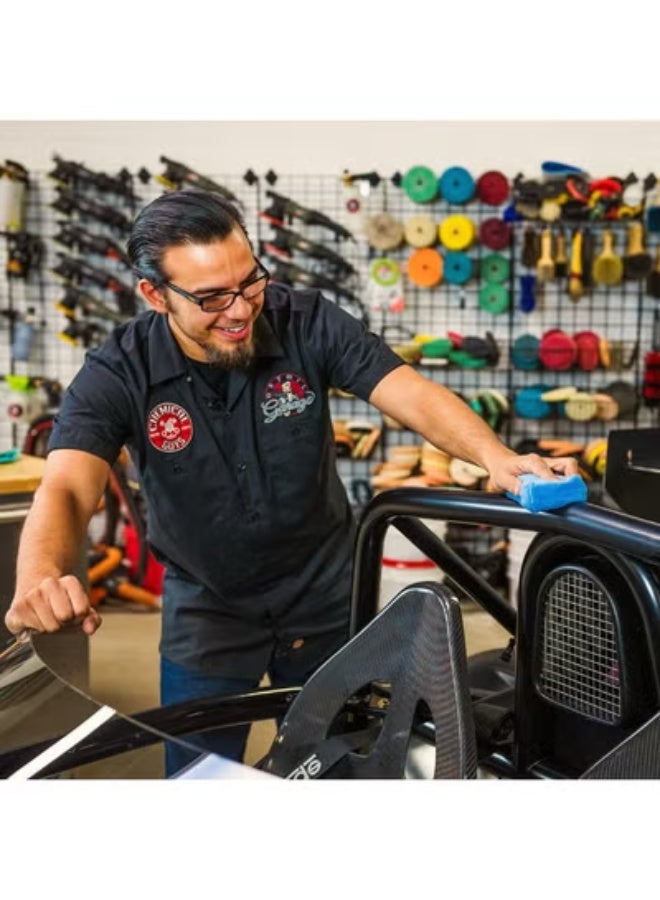 COYO Premium Grade Microfiber Applicator Pads - 8 Pack Ultra-Soft Foam Core Pads for Wax, Sealant, Tire Dressing, Interior and Exterior Detailing, Car and Motorcycle Care - Image 5