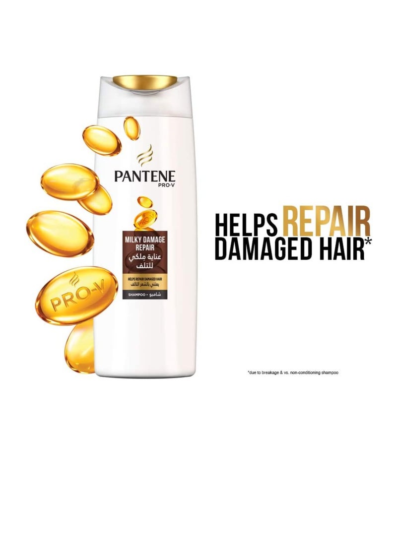 Pantene Pro-V Milky Damage Repair Shampoo, 600 ml - Image 3
