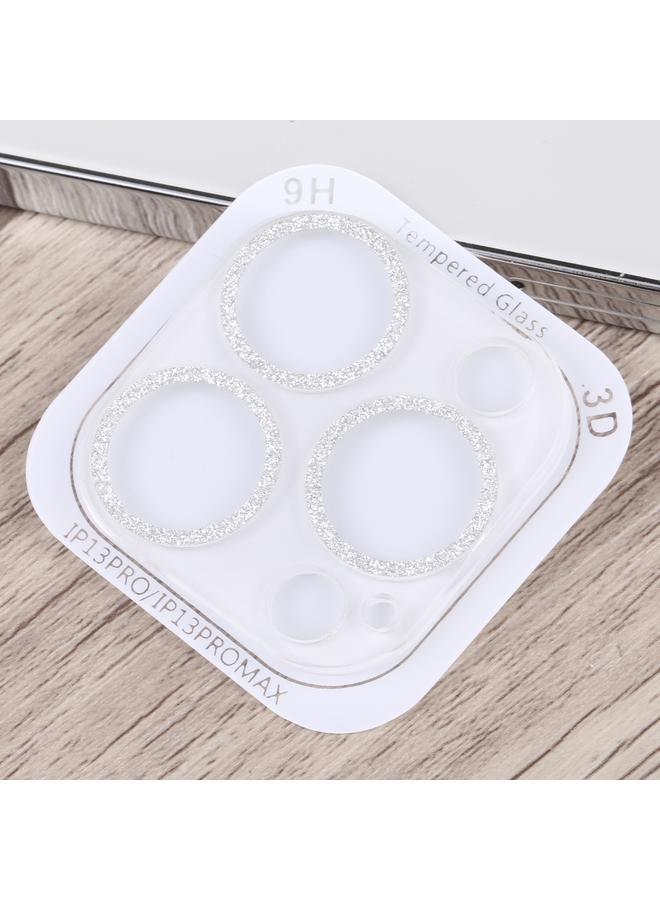 S-TOP Case For iPhone 13 Pro / 13 Pro Max Glitter Ring Tempered Glass Camera Lens Film - Image 4