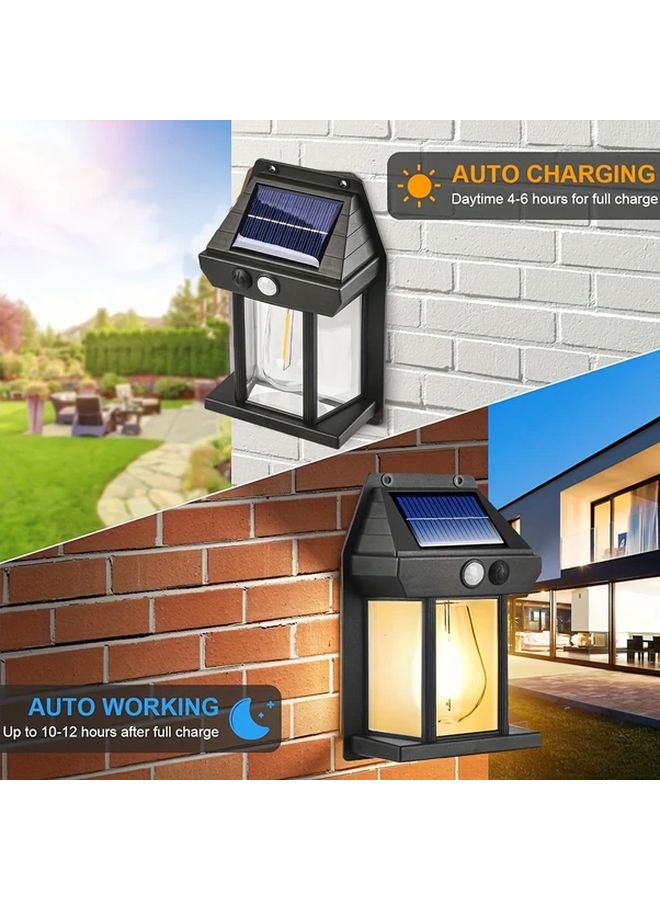 2pcs Smart Motion Sensor Solar Wall Light Outdoor Garden Security Lighting - Image 5