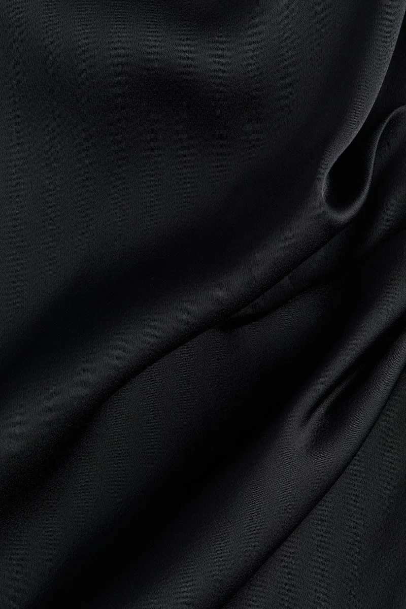 H&M Draped satin top