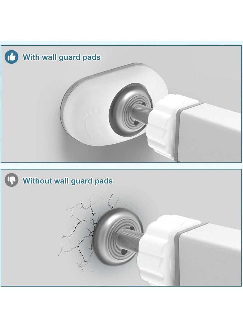 Aideli Baby Gate Wall Protector 4 Pack - Safety Wall Bumpers for Pressure Mounted Gates, Baseboard, Stairs & Door Frame Protection - Image 2