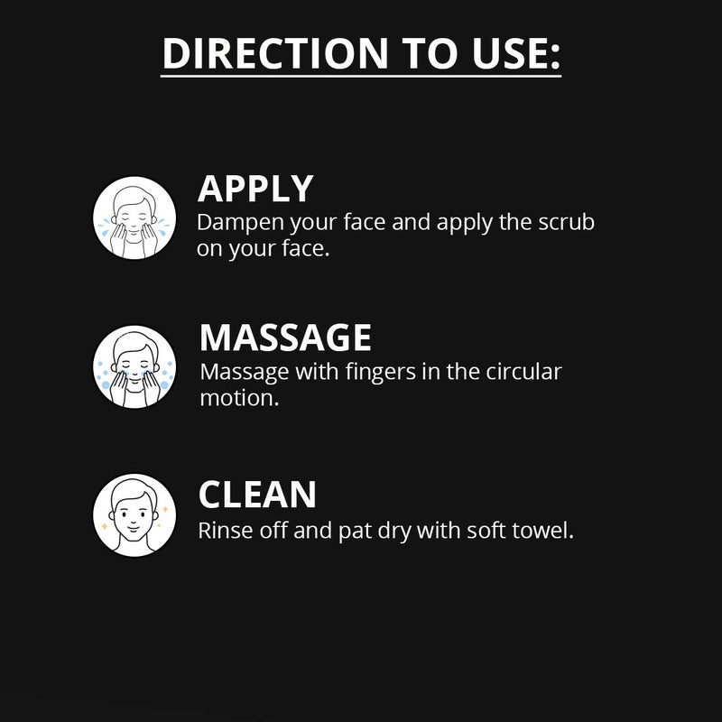 MAN CODE Mancode Charcoal Scrub Blackhead Whitehead Remover Active Detoxifying Effect AntiPollution Face Scrub Deep Pore Cleansing Suitable for Men of all skin types 100gm  - Image 5