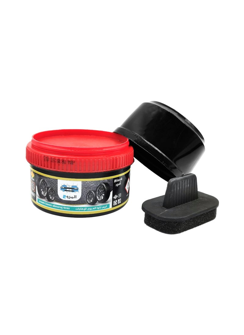 KAWA - Tire Polishing Cream Kawa Almoroj Tires 200ml Car Kawa Polish Cream - Image 1