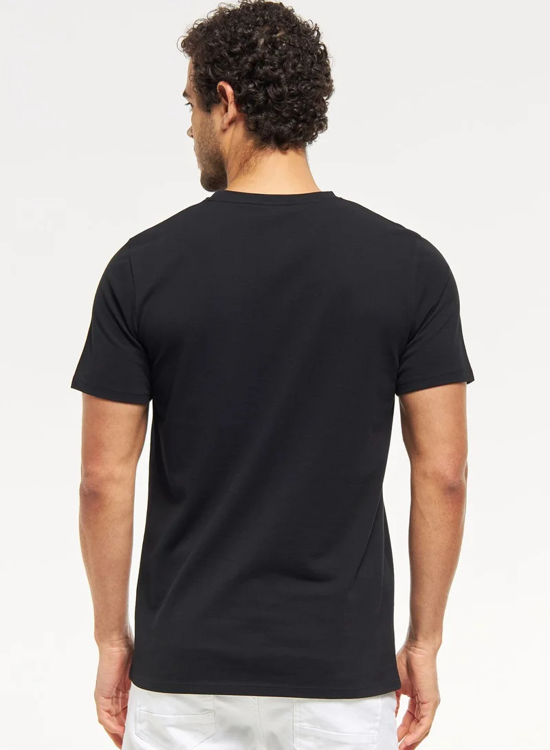 Iconic Slogan Crew Neck T-Shirt