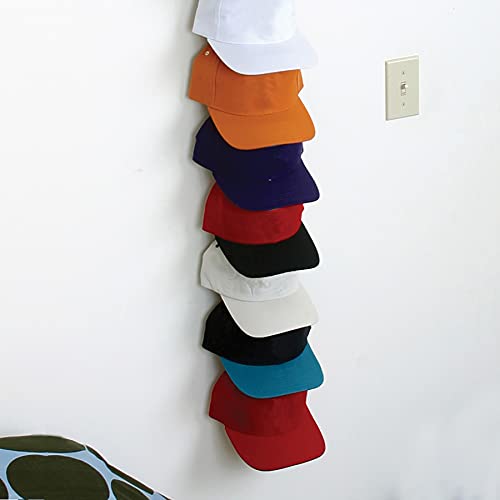 Perfect Curve Cap Rack System 36 – Baseball Cap Organizer (12 clips hold up to 36 caps,Black) - Image 4