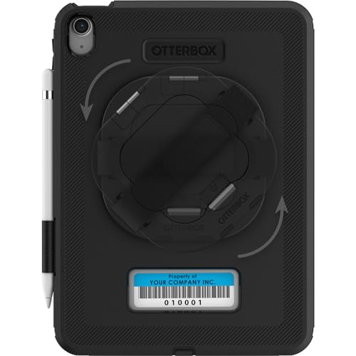 OtterBox DEFENDER FOR BUSINESS W KICKSTANDHANDSTRAP for iPad A16 iPad 10th Gen V2 BLACK rugged durable port protection includes shieldstand NonRetail Packaging - Image 3