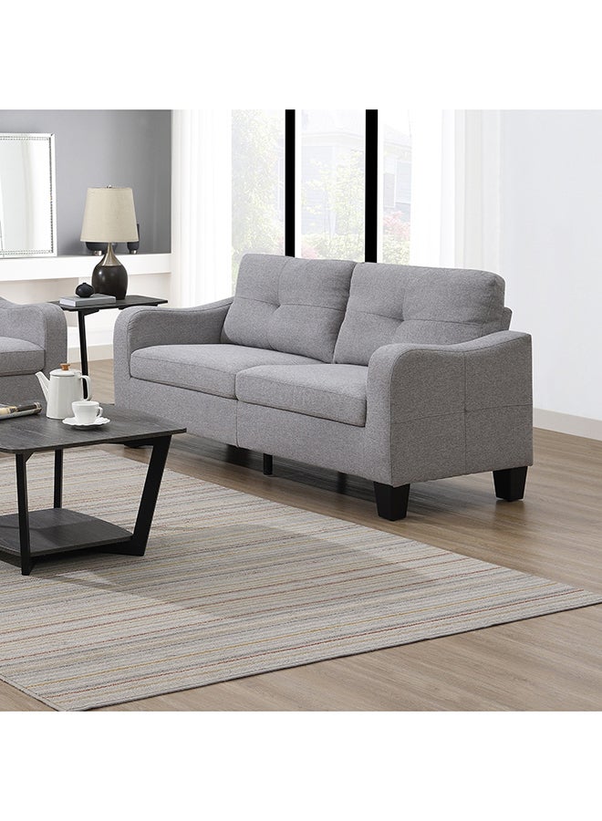 Home Box Belgium 3-Seater Fabric Sofa 80 x 88 x 182 cm - Image 1