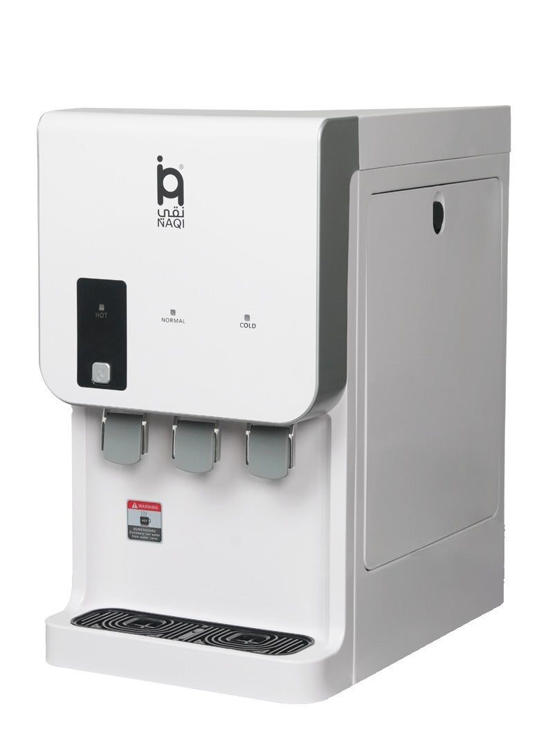 نقي برادة مياه نقي البيضاء – 4 مراحل + فلتر RO، تعبئة ذاتية، 3 صنابير لمياه صحية نقية - Image 2