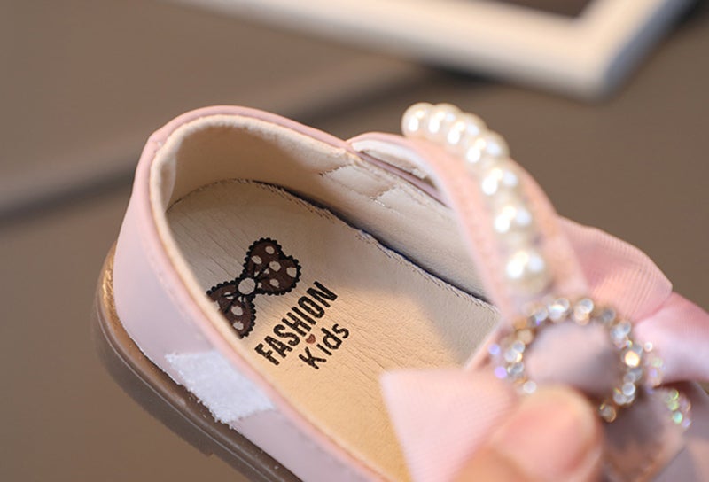 Baby Shoes Size 25 White Non-slip Sole Velcro Design - Trendy Rivet Accents Soft Lining Baby Footwear for Toddler Walking & Playtime - Image 5