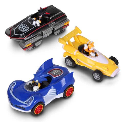 Nkok Sonic, Shadow and Tails Pullback (3-Pack) - Sonic & All-Stars Racing Transformed - Image 5