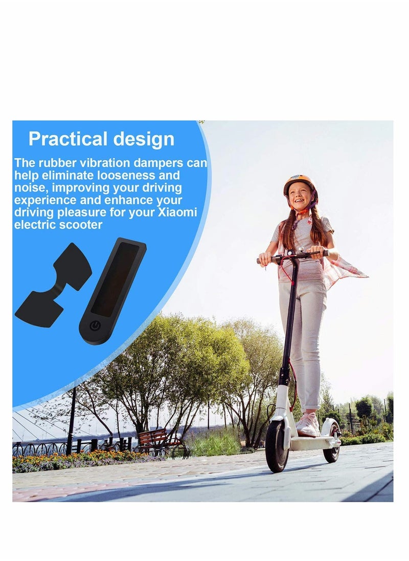 Excefore - Scooter Replacement Part Accessory Waterproof Silicone Cover Dust Proof Dashboard and 3 Pieces Rubber Vibration Dampers for Xiaomi Mijia M365/ M365 Pro Scooter - Image 1