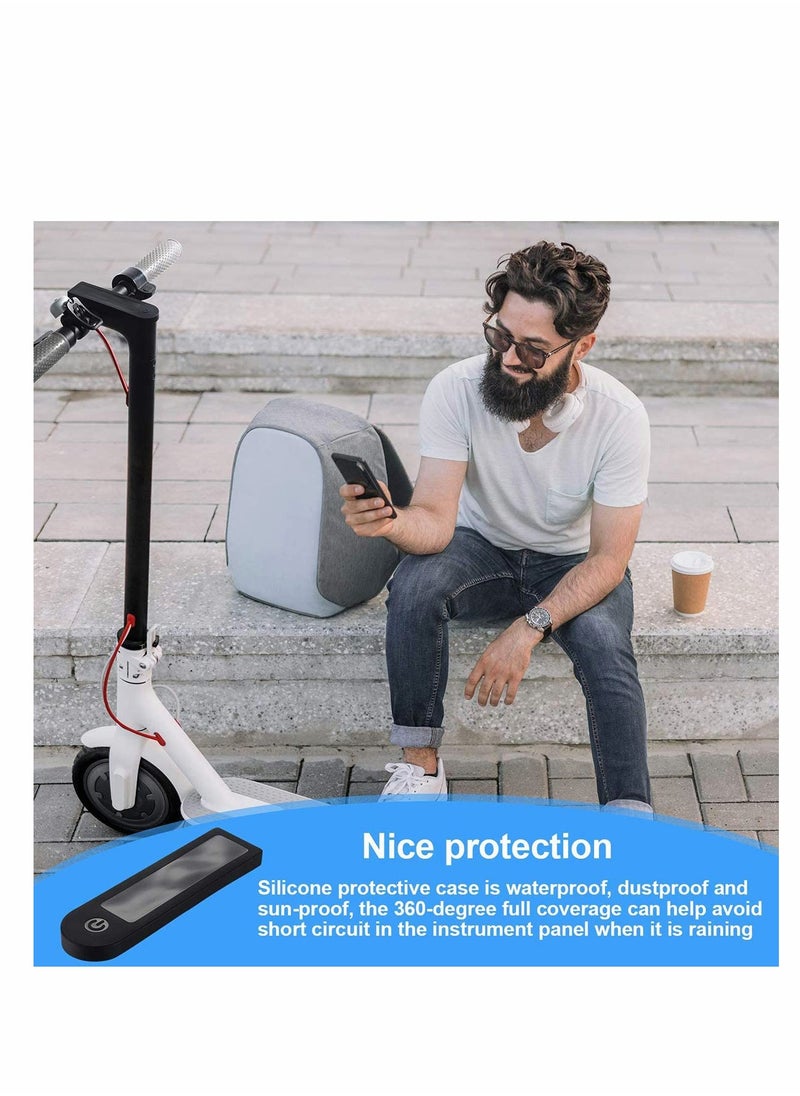 Excefore - Scooter Replacement Part Accessory Waterproof Silicone Cover Dust Proof Dashboard and 3 Pieces Rubber Vibration Dampers for Xiaomi Mijia M365/ M365 Pro Scooter - Image 1