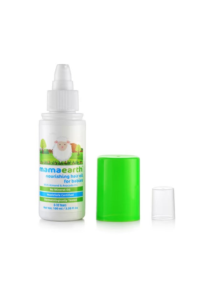 Mamaearth - Nourishing Hair Oil for babies, 100ml - Image 1