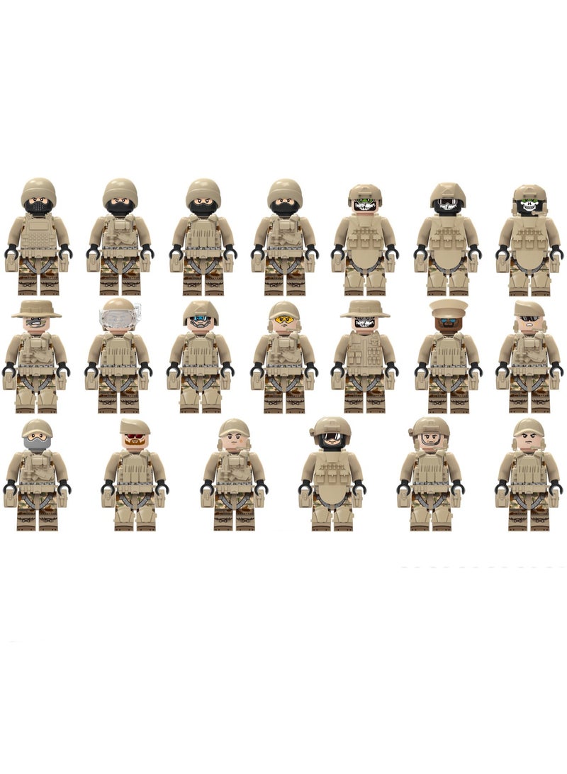 20-Piece Special Forces Series Building Blocks Minifigures Model Toys Suitable For Boys Gifts Bag Pack  - Image 1