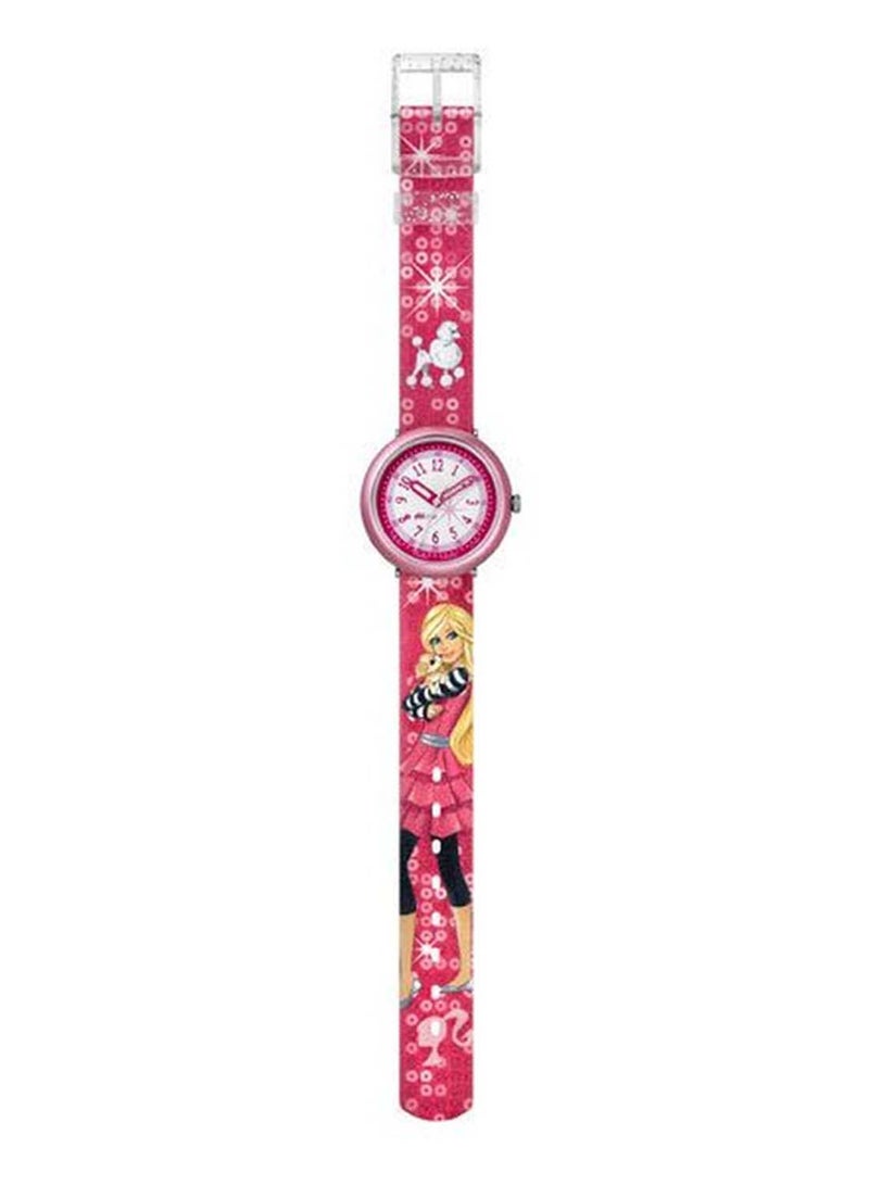 Swatch Kids Unisex Barbie Fashion Quartz Movement Water Resistant Wrist Watch - 32 Mm - Image 2