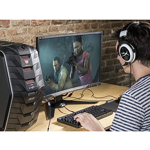 weishan PC Splitter Cable Replacement for HyperX Cloud II, Alpha, Stinger, Core, Astro A10 A40, Turtle Beach Recon 70, SteelSeries, Sennheiser Game Headphone Y-Adapter 12inch - Image 2