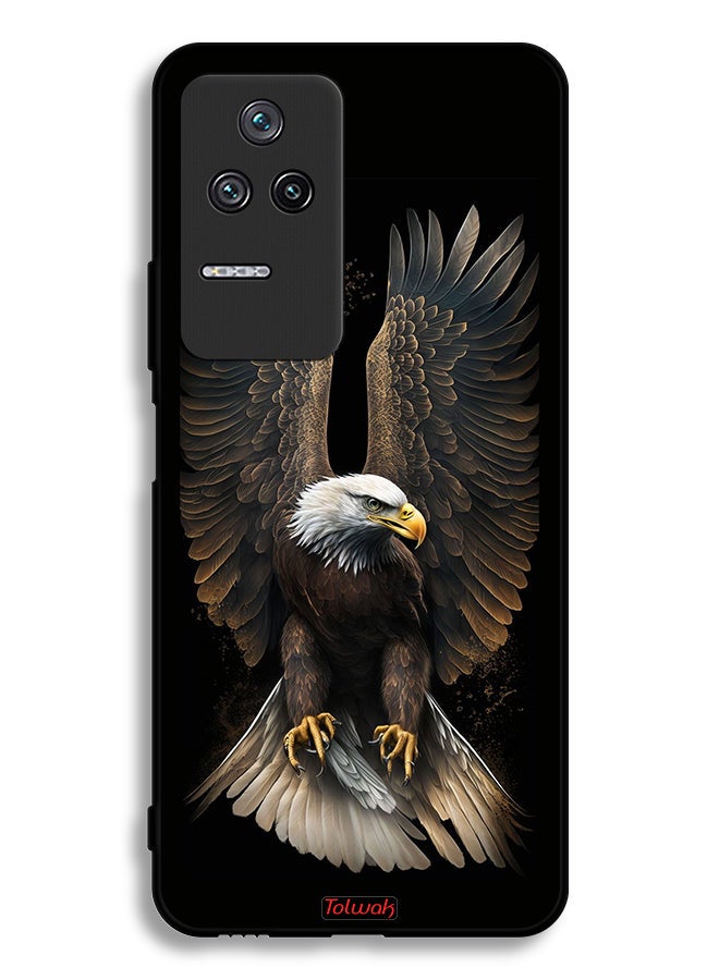 Tolwak Xiaomi Redmi K50 Protective Case Cover Eagle Spread Wings - Image 2
