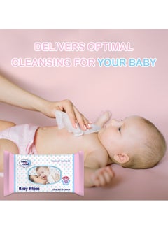 Cool & Cool Baby Wipes 72 Sheets Pack Of 3 +3  - Image 2