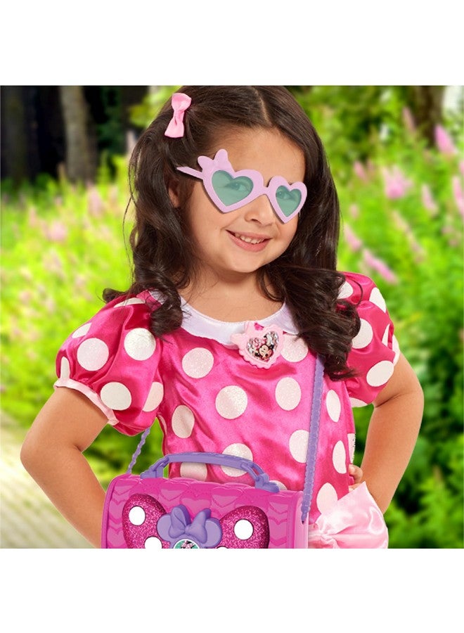 Just Play Disney Junior Minnie Mouse Bowfabulous Bag Set, 7-pieces, Dress Up and Pretend Play, Kids Toys for Ages 3 Up by Just Play - Image 3
