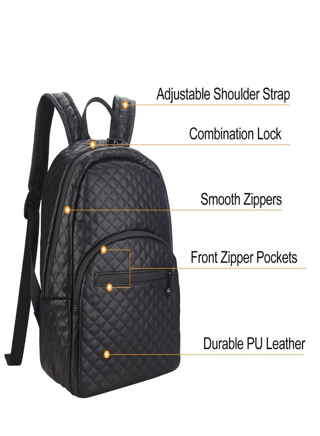 FIREDOG Smell Proof Backpacks with Lock, Smell Proof Bookbag Bag for Men Women Travel (Black) - Image 4