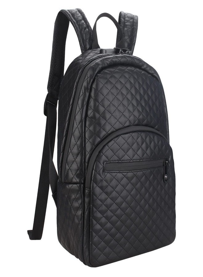 FIREDOG Smell Proof Backpacks with Lock, Smell Proof Bookbag Bag for Men Women Travel (Black) - Image 1