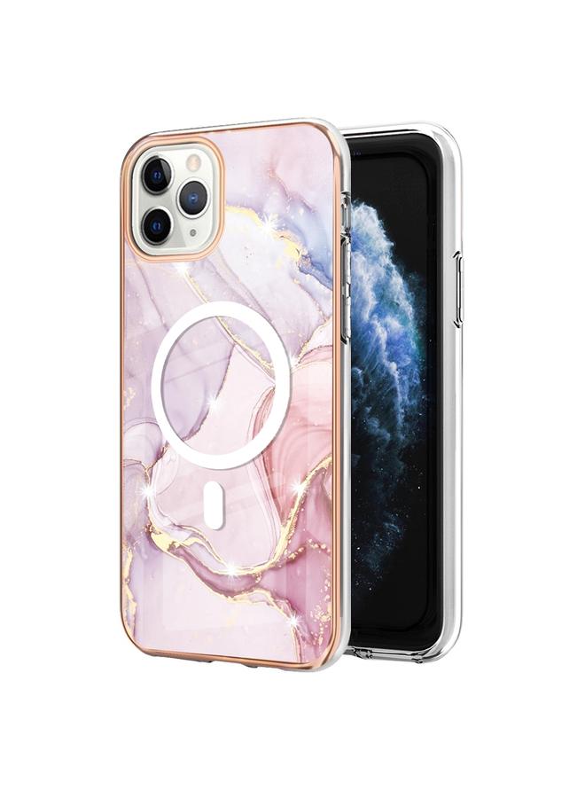 Zaboon Case For iPhone 11 Pro Max Marble Pattern Dual-side IMD Magsafe TPU Phone Case - Image 1