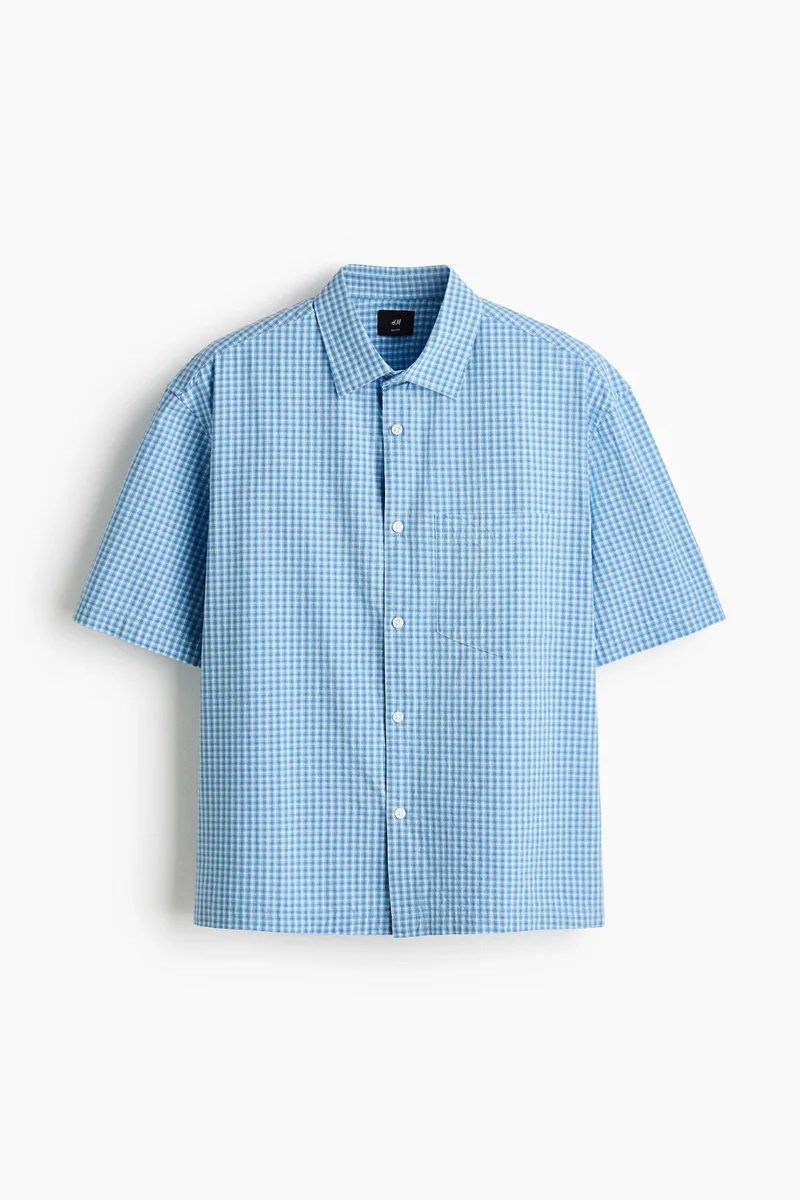 H&M  Relaxed Fit Cotton shirt for Men | Best Price UAE