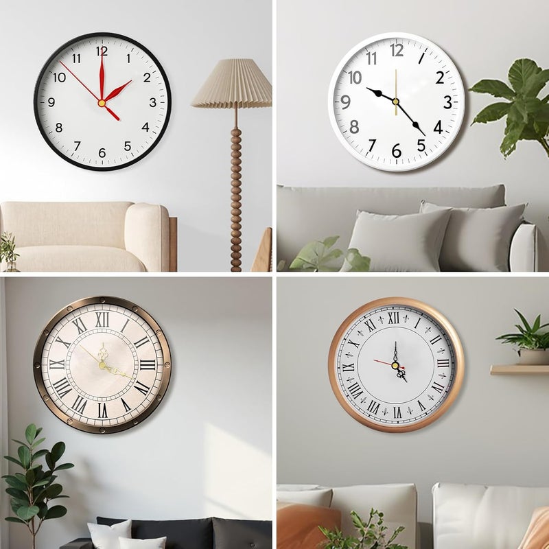 Toughwild 3PCS Clock Mechanism Kit, Quartz Clock Movement Replacement with 8 Pairs of Short Clock Hands, Battery Clock Replacement Mechanism Include Clock Hands DIY Repair Parts (Total Shaft Length 16/20/23mm) - Image 5