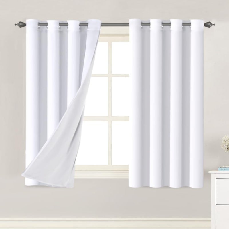 H.VERSAILTEX HVERSAILTEX 2 Layers Blackout Curtain Drapes for Living RoomBedroom Length 638496108 Multi Colors - Image 1