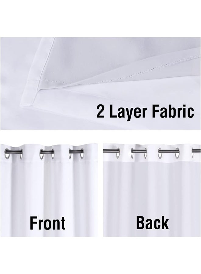 H.VERSAILTEX HVERSAILTEX 2 Layers Blackout Curtain Drapes for Living RoomBedroom Length 638496108 Multi Colors - Image 4