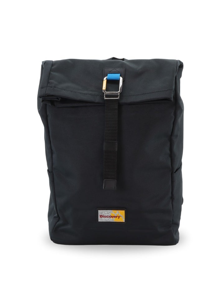Discovery ICON Roll Top 15L Backpack Black, Durable Lightweight Multi Compartment Travel Bag, Padded Laptop/Tablet Pocket RFID, Adjustable Strap With Luggage Fix Strap, Men Women School Outdoor - pzsku/Z618702EACFD280F9E4F8Z/45/_/1739530226/7adc0a91-40e7-4824-9f9d-6a89ab0ffbc3