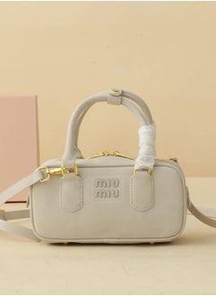 Miu Miu Arcadie padded suede top-handle bag  - Image 1