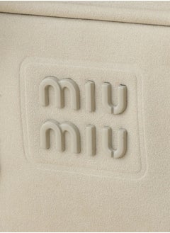 Miu Miu Arcadie padded suede top-handle bag  - Image 4